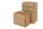 System-Versand-Transportkarton mit progressBOX Boden, Superflap und Selbstklebeverschlu&szlig; und Aufrei&szlig;faden - 2-wellig, 574x379x430 mm, Braun