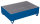 Auffangwanne mit Gitterrost f&uuml;r 2 F&auml;sser a 200 l, 500 kg Traglast, 1190 x 790 mm, blau