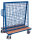 Werkst&uuml;ckwagen, 500 kg Traglast, 1260 x  mm, blau