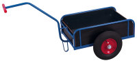 Handwagen mit Bordwand, 200 kg Traglast, 765 x 435 mm, blau
