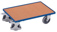 Euro-System-Roller mit Boden, 250 kg Traglast, 605 x 410 mm, blau