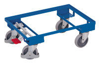 Euro-System-Roller, 250 kg Traglast, 605 x 410 mm, blau