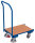 Euro-System-Roller mit Boden und Schiebeb&uuml;gel, 250 kg Traglast, 610 x 415 mm, blau