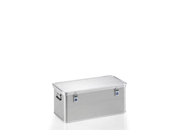 Transportkiste aus Strukturblech, G&reg;-professional BOX A 1599 / 81, 753x353x310 mm, Tragkraft 50 kg, aus Aluminium