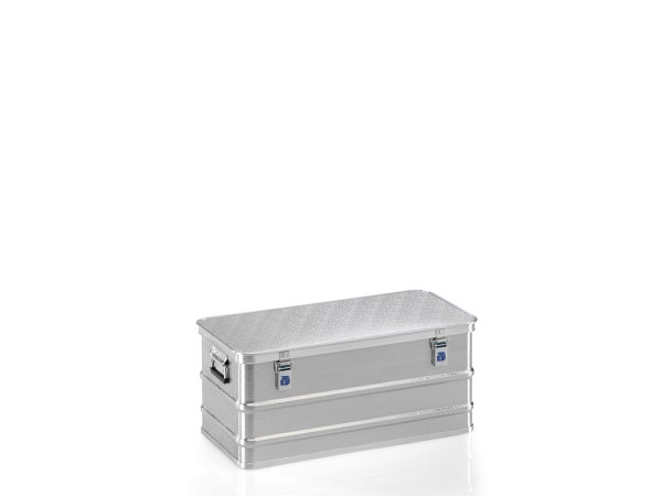 Box aus Strukturblech, G&reg;-allround BOX A 1539 / 81, 750x350x310 mm, Tragkraft 50 kg, aus Aluminium