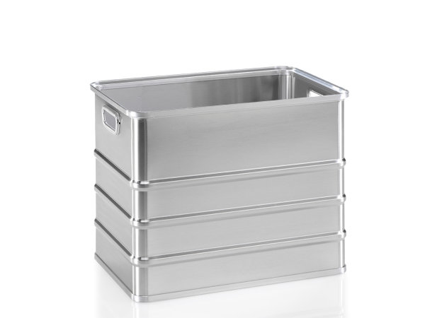 Transportkasten, G&reg;-CRATE A 152 / FK 52, 620x400x480 mm, Tragkraft 50 kg, aus Aluminium