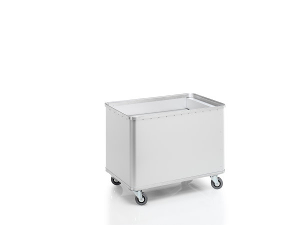 Federbodenwagen eloxiert, G&reg;-ERGO D 1408 / 350 D Classic, 1000x650x580 mm, aus Aluminium, eloxiert