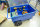 Werkzeugwagen, Baustellenwagen, 1260x760x720 mm, 400 kg Tragf&auml;higkeit, Blau