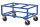 Palettenwagen, 1200x800x650 mm, 800 kg Tragf&auml;higkeit, Blau, ohne Bremsen