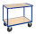 Tischwagen, 2 Ebenen, 1080 x 680 mm, 500 kg Tragf&auml;higkeit, Blau