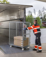 Paketwagen, 1200x750x1695 mm, 800 kg Tragf&auml;higkeit, Verzinkt