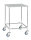 Tischwagen, 1 Ebenen, 605x605x885 mm, 150 kg Tragf&auml;higkeit, Verzinkt / Rostfrei