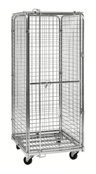 Sicherheitscontainer, 720x830x1840 mm, 400 kg Tragf&auml;higkeit, Verzinkt