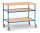 Rolltisch 5862, 1120 x 650  mm, 150 kg Tragf&auml;higkeit, Blau, mit Bremse