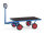 Handpritschenwagen 6403V mit Zug&ouml;se, 1200 x 800  mm, 700 kg Tragf&auml;higkeit, Blau