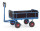 Handpritschenwagen 6453L  mit Zug&ouml;se, 1200 x 800  mm, 700 kg Tragf&auml;higkeit, Blau, luftbereift