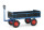 Handpritschenwagen 6454V mit Zug&ouml;se, 1200 x 800  mm, 1000 kg Tragf&auml;higkeit, Blau