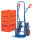 Treppenkarre TK 1328, 590x1300 mm, 200 kg Tragf&auml;higkeit, Blau, luftbereift