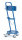 Stahlflaschenroller 51161, 410x970 mm, 80 kg Tragf&auml;higkeit, Blau, mit Bremse