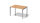 Bisley Cito Schreibtisch, 650-850 mm h&ouml;heneinstellbares U-Gestell, verschiedene Gr&ouml;&szlig;en und Farben