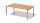 Bisley Cito Chefarbeitsplatz/Konferenztisch, 650-850 mm h&ouml;heneinstellbares U-Gestell, verschiedene Gr&ouml;&szlig;en und Farben