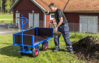 Schwerlastwagen, 2500x1000 mm, 1500 kg Tragf&auml;higkeit, Blau