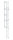 Einz&uuml;gige Steigleiter mit R&uuml;ckenschutz (Bau) Aluminium blank 7,64m