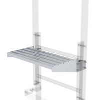 Ausstiegstritt Alu blank 520x300 mm Spaltma&szlig; 300mm