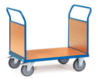 Doppel-Stirnwandwagen, 500 kg Tragf&auml;higkeit, Blau