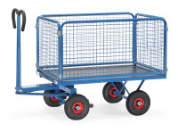 Handpritschenwagen, 700 kg Tragf&auml;higkeit, Blau