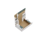 Post-Versandkarton SECURE "Maxibrief" aus Wellpappe weiß (E DU) u. braun (E KL) m. 3x Selbstklebeverschluß u. Aufreißfaden, DIN A5+, 215x155x43 mm, Weiß