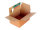 FLIXBOX m. voll&uuml;. Automatikboden, m. H&ouml;henriller aus Wellpappe braun (B KL) m. Selbstklebeverschlu&szlig; u. Aufrei&szlig;faden, 165x120x 70-100 mm, Braun