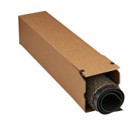 Long BOX "L" Versandverpackung für lange und gerollte Güter aus Wellpappe braun (C KL)m. Selbstklebeverschluß u. Aufreißfaden, DIN A1, 610x140x140 mm, Braun