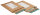 Versandtasche mit Folientasche aus Wellpappe braun (E KL) m. Selbstklebeverschlu&szlig; u. Aufrei&szlig;faden, DIN A4+, 235x337x -35 mm, Braun