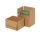 System-Versand-Transportkarton mit progressBOX Boden, Superflap und Selbstklebeverschlu&szlig; und Aufrei&szlig;faden - 1-wellig, 305x250x175 mm, Braun