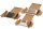 FIXPACK zum wickeln aus Wellpappe braun (B KL) mit 50m&micro; Folie, Selbstklebeverschlu&szlig; u. Aufrei&szlig;faden, 160x120x -40 mm, Braun