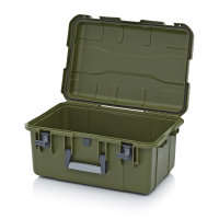 Schutzkoffer Pro, unbest&uuml;ckt, 600x400x278 mm, Olivgr&uuml;n