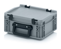 Eurobehälter Koffer 1G, 300x200x135 mm, Silbergrau