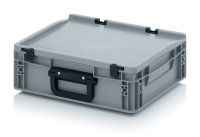 Eurobehälter Koffer 2GL, 400x300x135 mm, Silbergrau