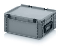 Eurobehälter Koffer 2GS, 400x300x185 mm, Silbergrau