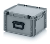 Eurobehälter Koffer 2GL, 400x300x235 mm, Silbergrau
