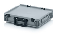 Eurobehälter Koffer 1G, 400x300x90 mm, Silbergrau