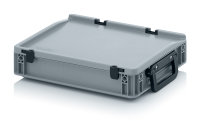 Eurobehälter Koffer 2GS, 400x300x90 mm, Silbergrau