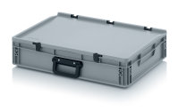 Eurobehälter Koffer 2GL, 600x400x135 mm, Silbergrau
