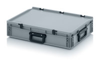 Eurobehälter Koffer 3G, 600x400x135 mm, Silbergrau