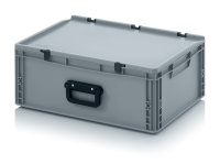 Eurobehälter Koffer 2GL, 600x400x235 mm, Silbergrau