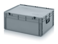 Eurobehälter Koffer 2GS, 800x600x335 mm, Silbergrau