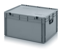 Eurobeh&auml;lter Koffer 2GS, 800x600x435 mm, Silbergrau