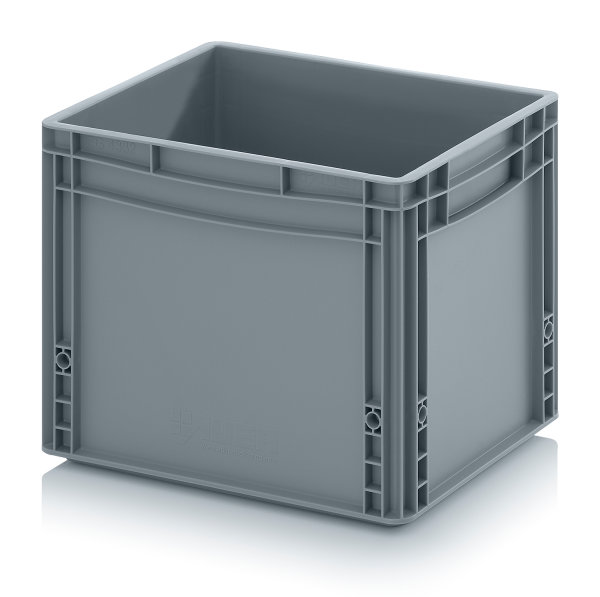 Eurobeh&auml;lter geschlossen, 400x300x320 mm, Silbergrau