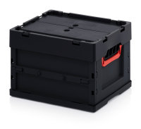 ESD-Faltboxen mit Deckel, mit Deckel, 400x300x270 mm,...